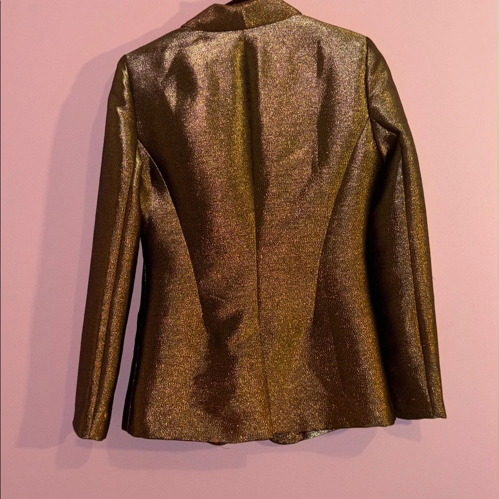 Ramy Brook  Women luxury Blazer Metallic Gold - Picture 6 of 13